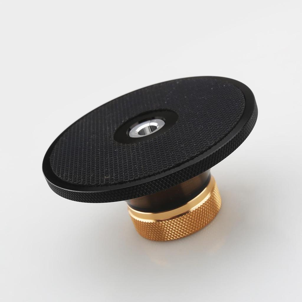 Audiocrast Lockable Black Gold Turntable Vinyl Record Stabilizer
