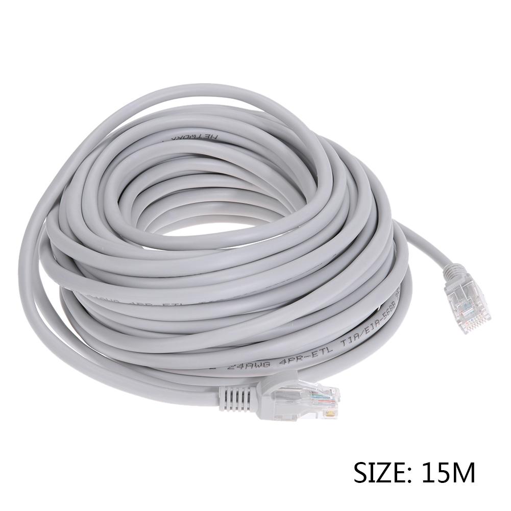 1-30m Router Computer Ethernet Cable High Speed LAN Cord with RJ-45 Connector Internet Network Patch Cord for PC Router Computer