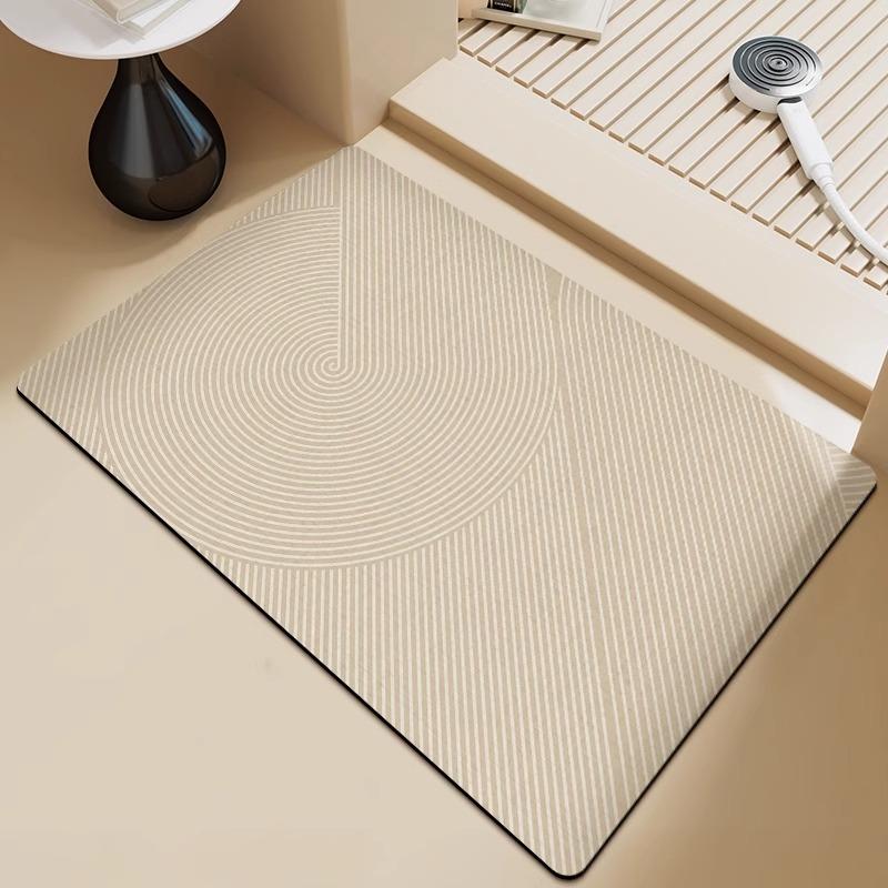 

Коврики для пола из диатомита для ванной комнаты, Абсорбирующие коврики для ног для туалета, Нескользящий ковер для ванной комнаты и кухни, Домашний декор 40X60CM 1.3X2FT