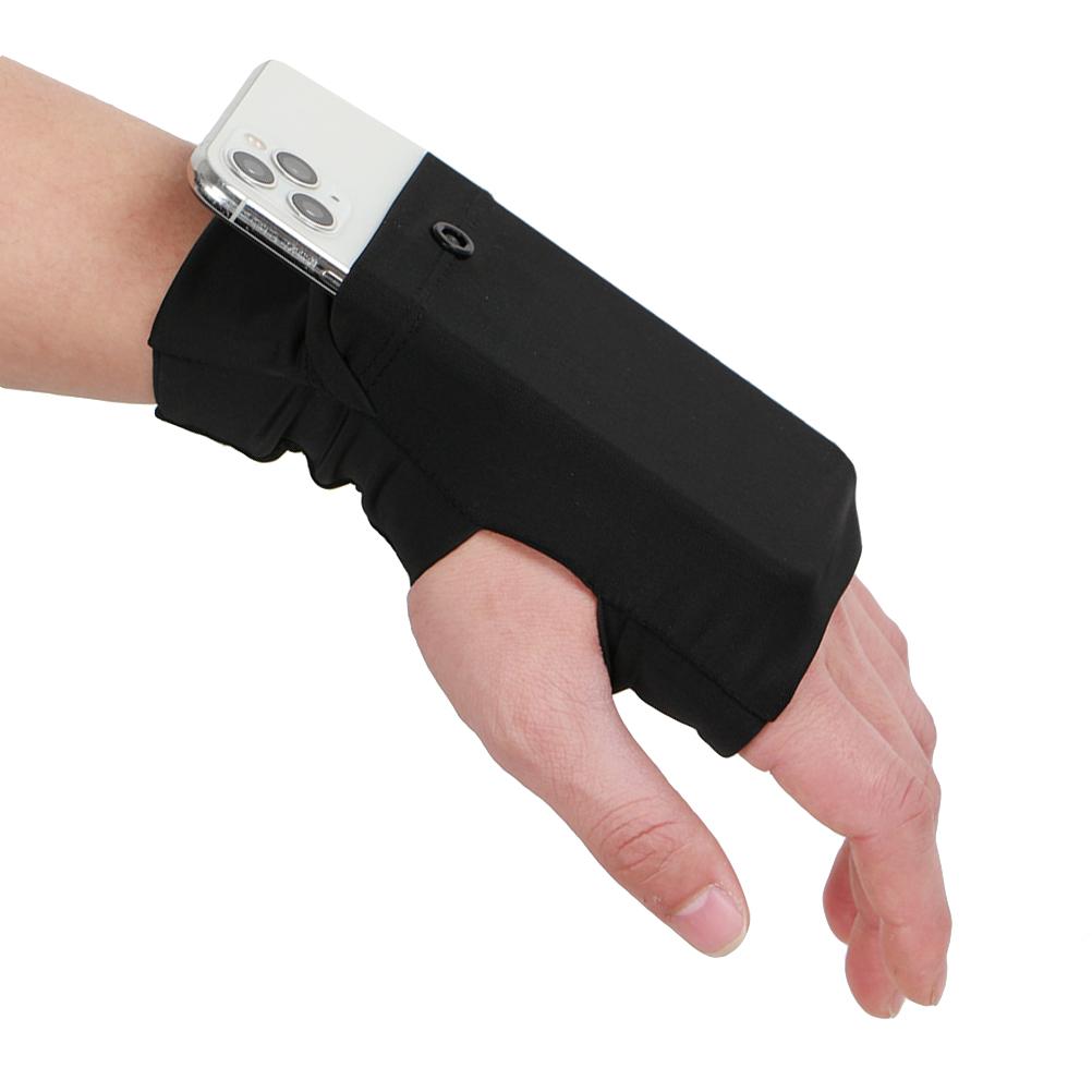 Outdoor Running Wrist Bag Cycling Glove Bag Hand Bag Quick Dry Wrist Wallet Pouch Outdoor Sport Wrist Pocket