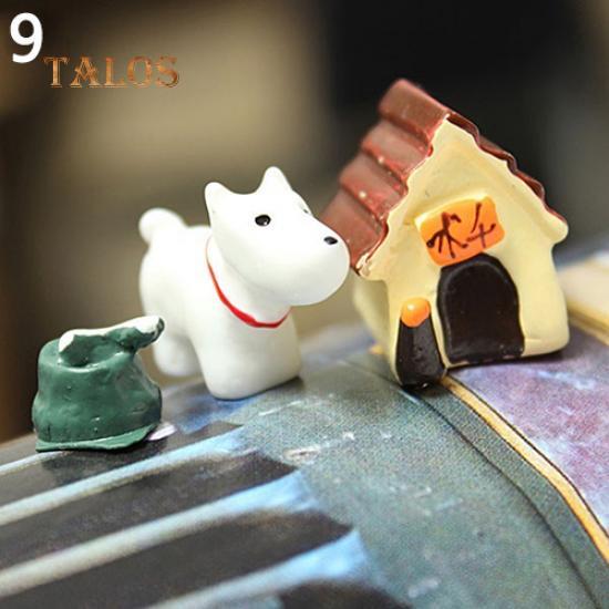 

3шт кукольный домик бонсай ремесло микро пейзаж DIY цветочный горшок миниатюрный сад балкон завод декор набор 9