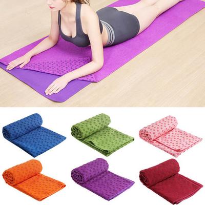 Rutschfestes Yoga-Matten-Handtuch Decke Sport Reise Fitness Pilates Übungsabdeckung