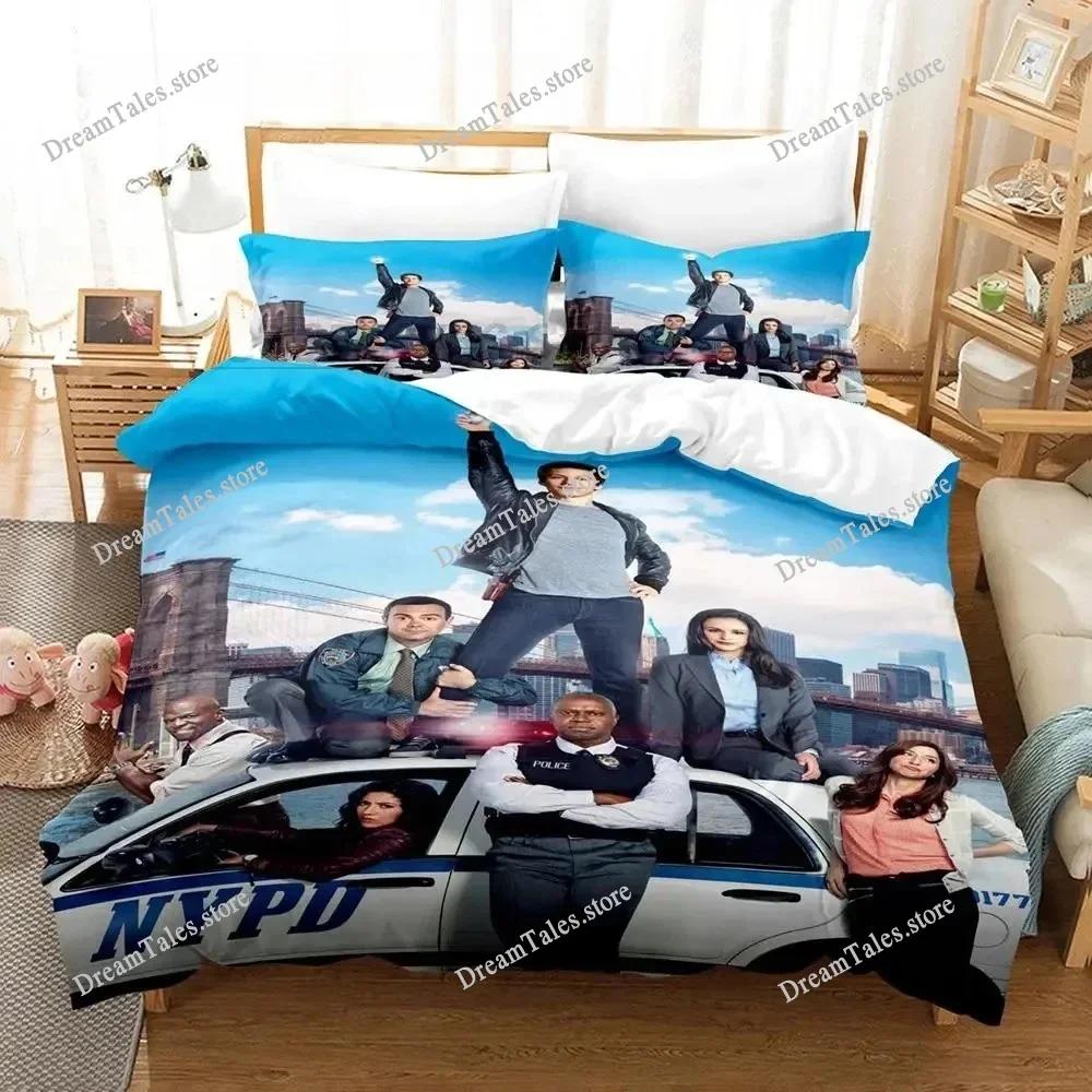 Brooklyn Nine-Nine Bedding Set Boys Girls Twin Queen Size Duvet Cover Pillowcase Bed Kids Adult Fashion Home Textileextile