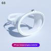 Oval Diving Mask Single Lens Scubas Mask Panoramic Wide View Tempered Glass Lens Freediving Water Mask For Underwater Adventures