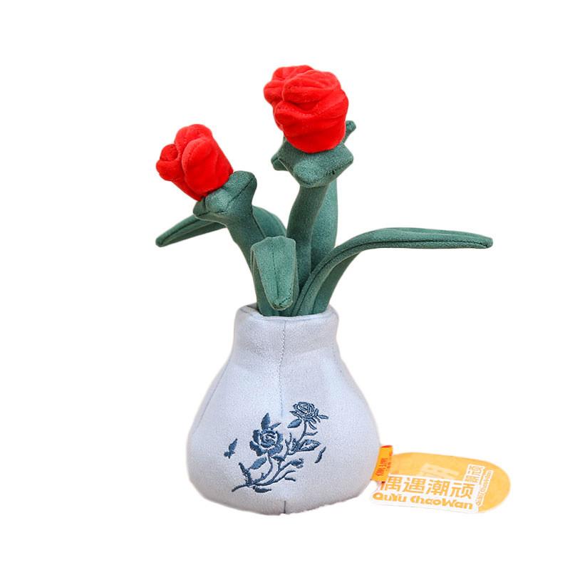Plush Plant Doll Desktop Decor With Pp Cotton Fill For Home Office And Gift