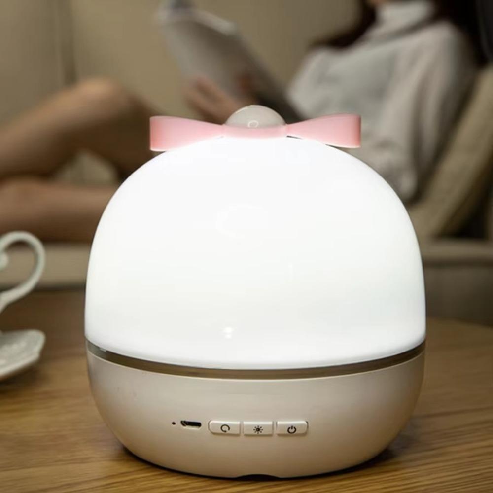 

USB звездный проектор ночник музыкальная шкатулка ночник цветная галактика лампа домашний декор 6 Slides