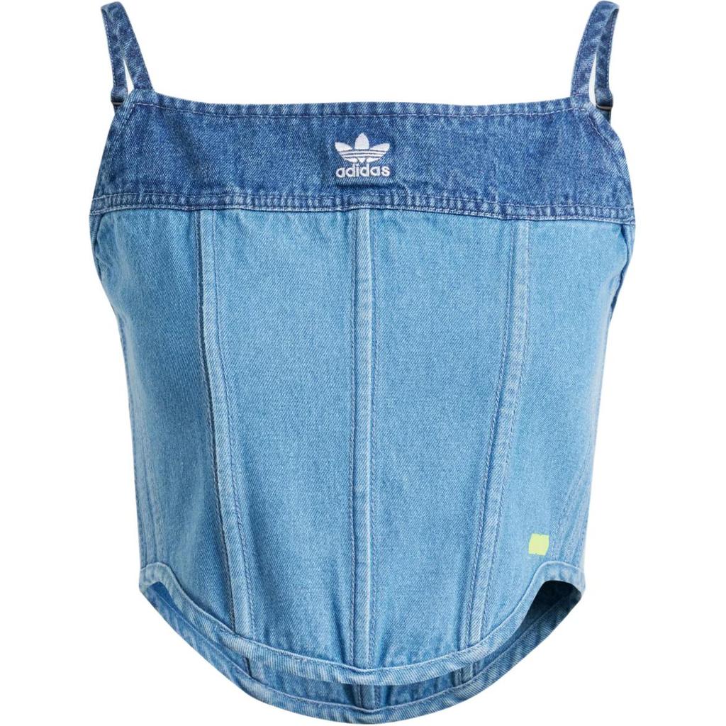 adidas Originals Ksenia Schnaider Fashion Sports Tank Top Women Tops Light-Blue IW5671
