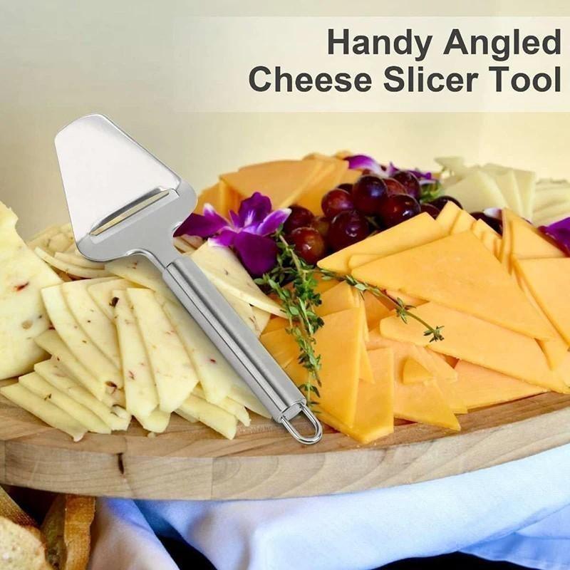 New Stainless Steel Cheese Spatula Cheese Scraper Slicer Kitchen Small Tool Cheese Cutter Kitchen Baking Ham Slicer