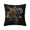Blue Banded Bee (Amegilla Species) Throw Pillow Christmas Pillow Cushion Cover Luxury Pillow Covers Decorative