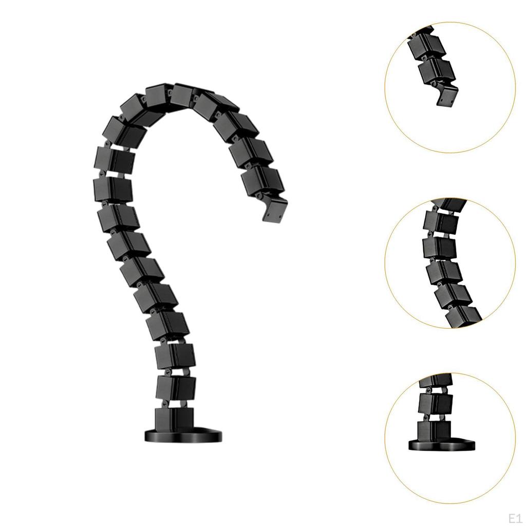 Vertebrae Cable Management Kit Cord Concealer Multipurpose Wire Threading Tube for Office Meeting