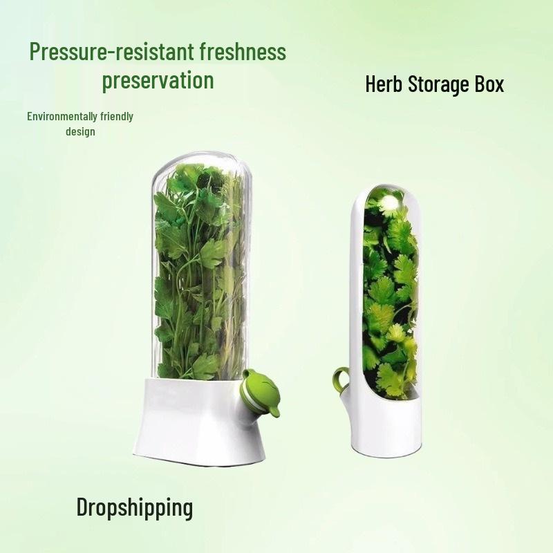Creative Anti-Crush Fresh-Keeping Box for Vegetables & Cilantro