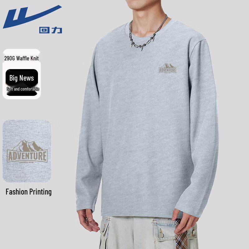 

Warrior Men s Heavyweight Waffle Knit Long-Sleeve T-shirt L