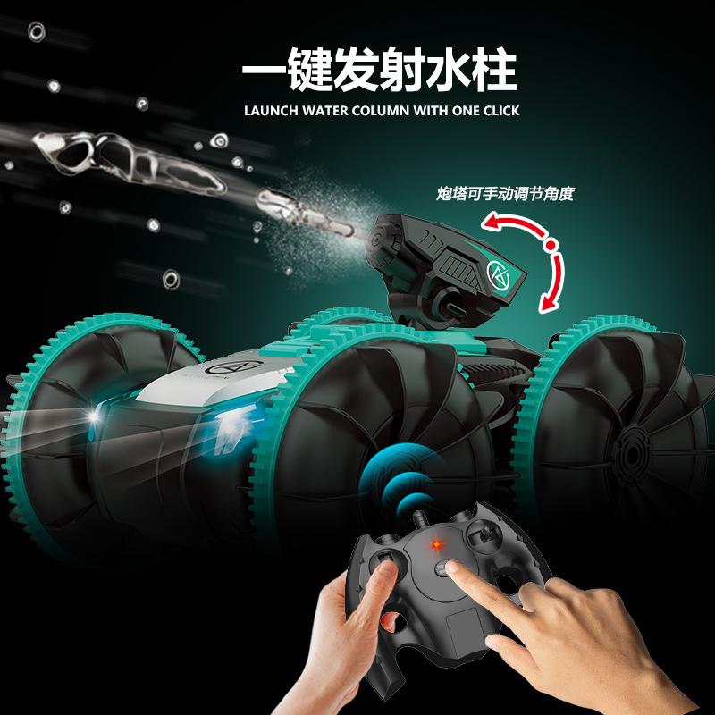 Dziecięcy samochód zdalnie sterowany Wyczuwanie gestów Amfibia zdalnie sterowana Napęd na cztery koła Akrobacje Pojazd terenowy Zabawka dla chłopca Wyścigi