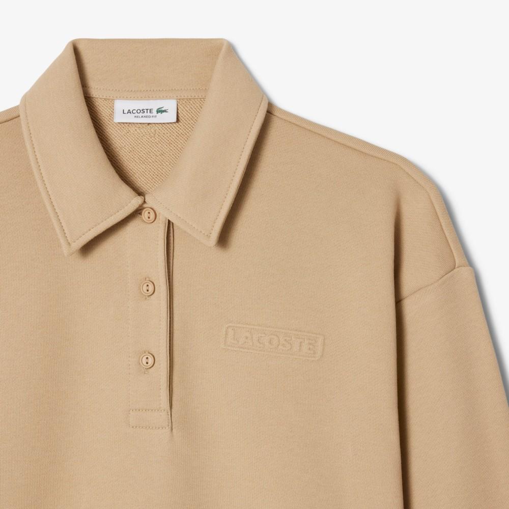 Lacoste Women's Signature Embossed Logo Polo Sweatshirt SF0351-55N02S