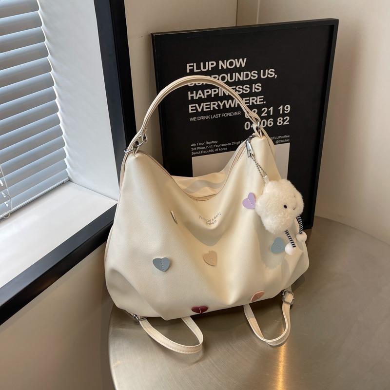 High value gentle fashion shoulder bag summer new women commuting out i love tote bag