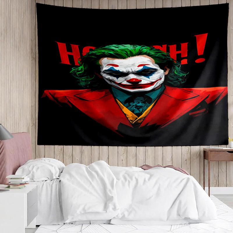 Joker Tapestry for Bedroom Aesthetic Classroom Tapestries Wall Hanging for Living Room Dorm Office,Ideal Creative Gift