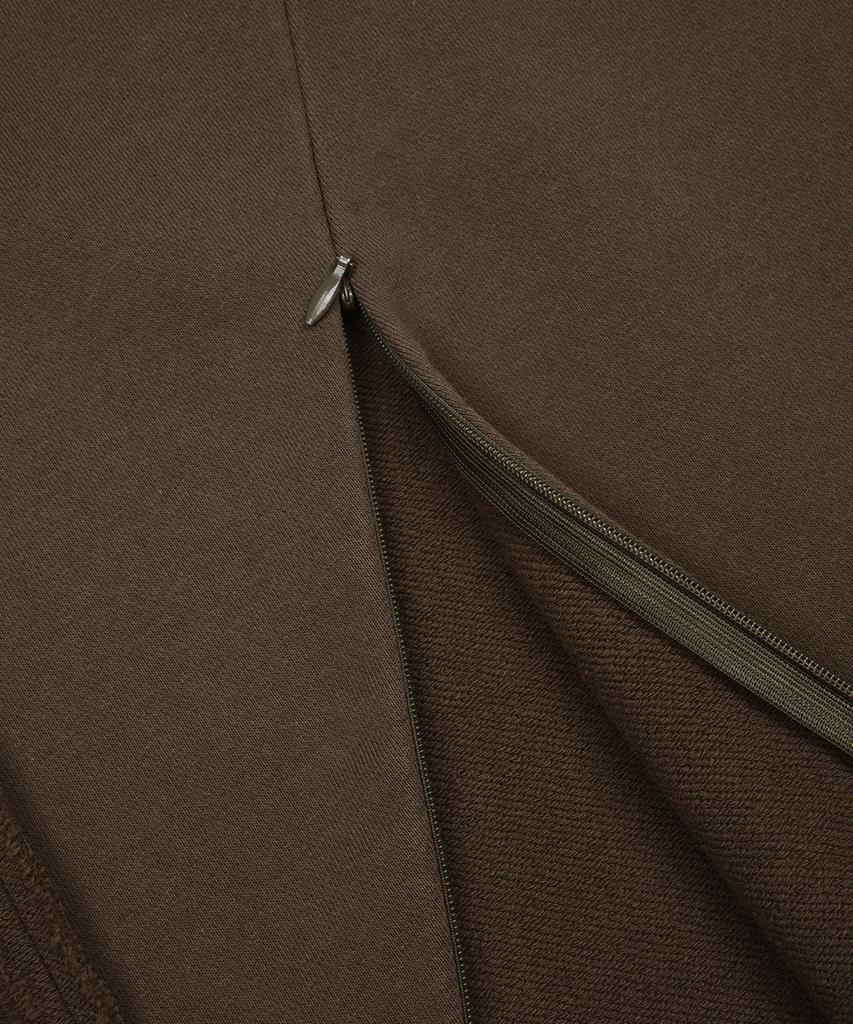 Nine Jet Cutoff Long Sweat Skirt (2 Colors)