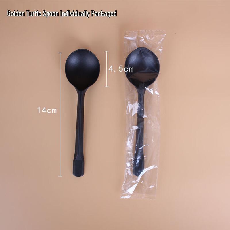 Individually Wrapped Disposable Plastic Spoons