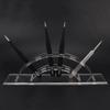 Acrylic Transparent 6 Holes False Eyelashes Grafting Tweezers Rack Display Stand Storage Rack