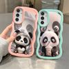 Soft Phone Cover Case for Samsung Galaxy A21s A52 A15 A11 A16 A14 A12 A13 A33 A06 A23 A53 A03 A22 A05 A04 Cute Panda