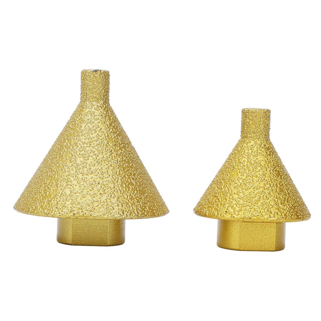 M14 38mm 50mm Diamond Beveling Chamfer Bit Diamond Alloy Steel Angle Grinder Drill Bit for Marble Quartz Stone Tile