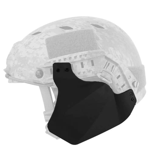 YChoolco Tactical Fast Helmet Side Ear Protection Ear Muff Rail Mount Airsoft Paintball Ear Protector Up Armor Side Cover Rail Kit (Dark Gray)