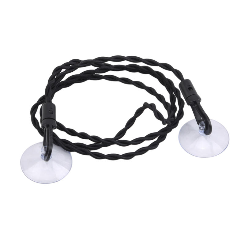 

Clothesline Black Suction Cup Style Clothesline Outdoor Garden Rope Travel Cotton Rope Durable And Practical Elastic Clothesline