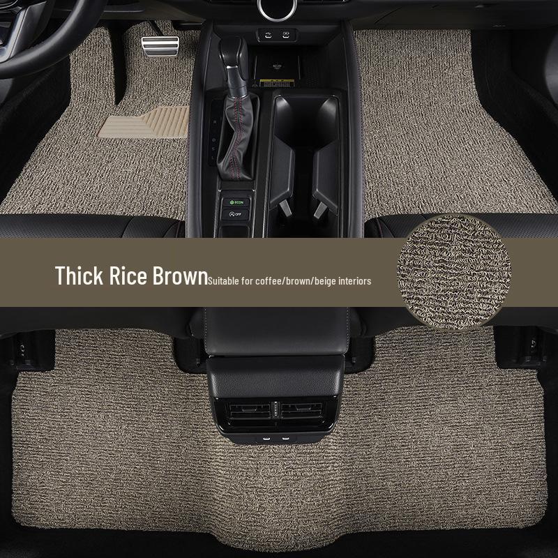 Anti-slip, Wear-resistant, Waterproof Coil Floor Mats for Xiaopeng MONAM03 2024-2025 Models - Durable and Car-specific.