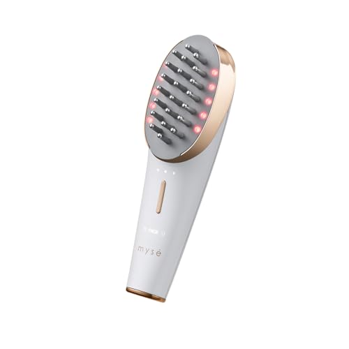 

Ya-Man Miese Scalp & Facial EMS Lift Brush MS82W White Мікрострумовий і вібраційний світлодіодний косметичний пристрій, водонепроникне використання у ванні Ідеально підходить для підтягнутої сяючої шкіри