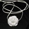 2Pieces Flower Neck Jewelry Set Fabric Necklace Women Neckwear Charm Necklace Date Jewelry Suitable for Daily Wear