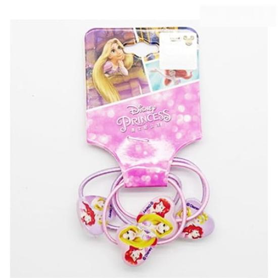 

Simple hair ties set of 4 Disney [Princess] (3 heart-shaped) [product]