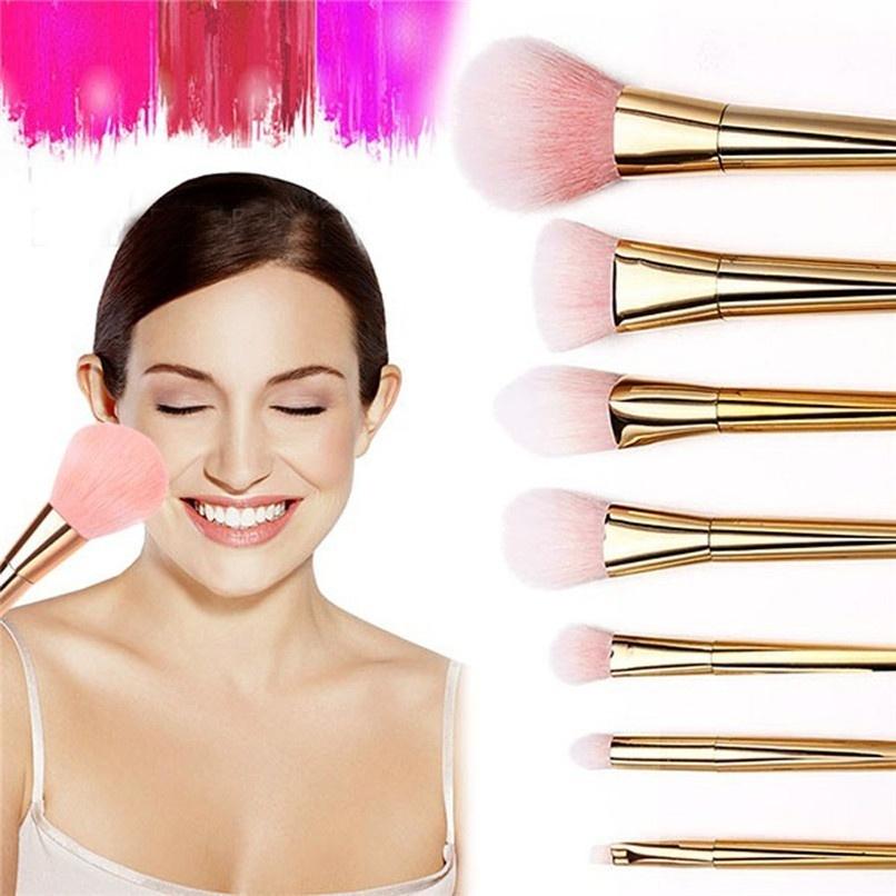7Pcs Professional Real Brush High Technique Pincel Brushes Makeup Brush Set of Brushes for Make-up Hgmz39d