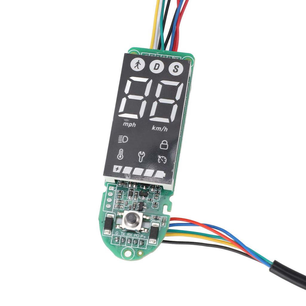 Elektroroller LCD-Display Männlich 6 Pin Wasserdicht 36?60V Farbroller-Anzeigepanel für Modifikationszubehör
