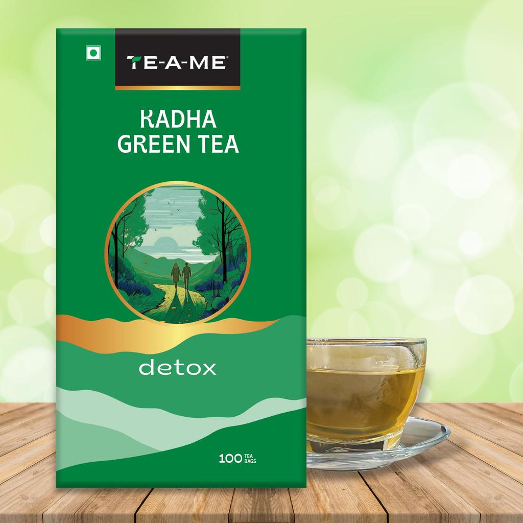 TE-A-ME Detox Kadha Green Tea Bags 100 pcs | Green Tea | Green Tea Bags
