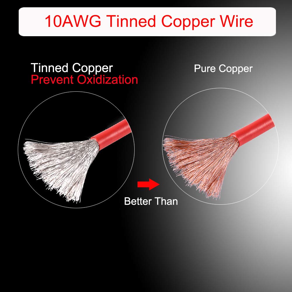 SPARKING 10AWG SAE Extension Cable - SAE Extension Cord DC Power Automotive Extension Cable