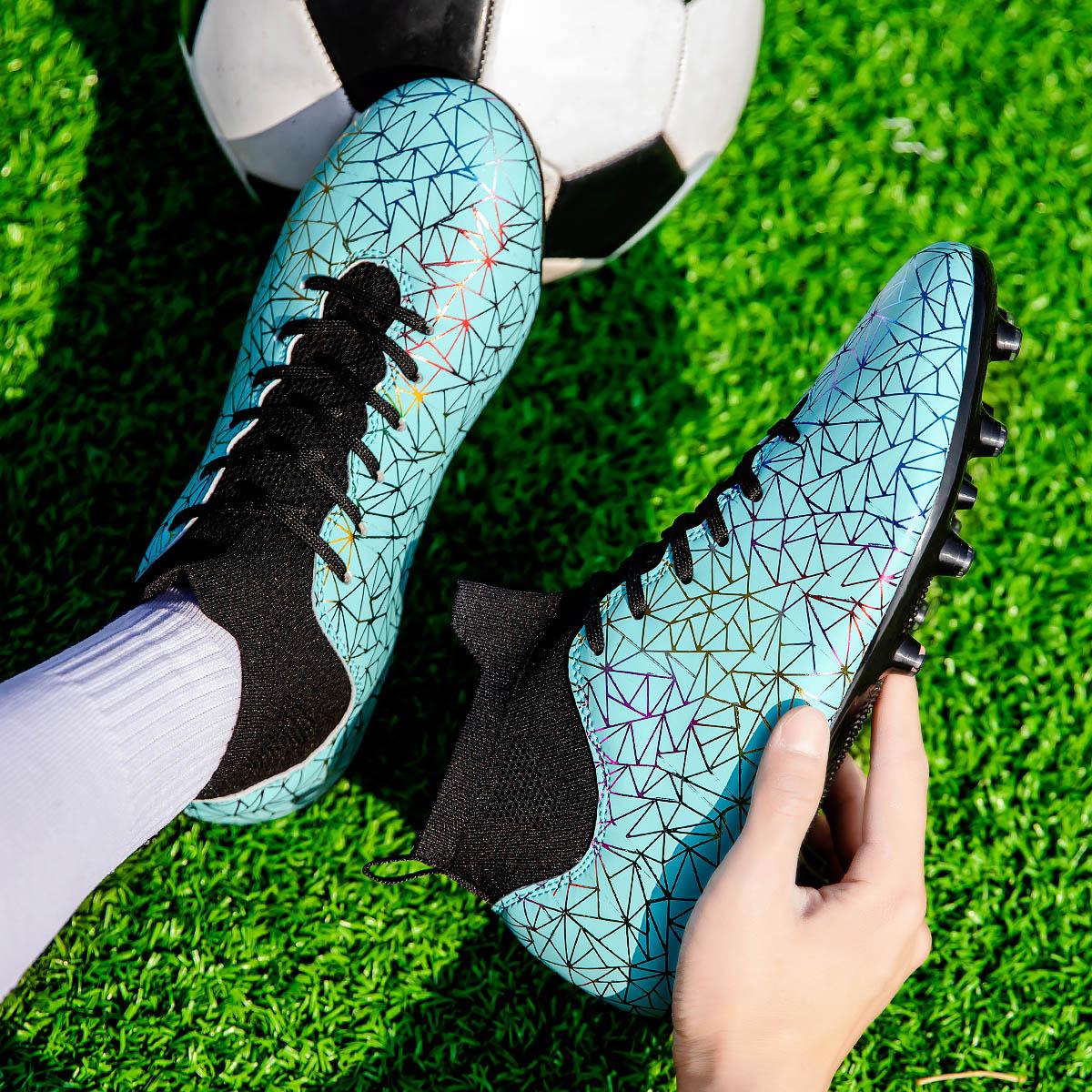 Мужские футбольные бутсы подростковые дышащие футбольные бутсы профессиональная игровая — фото 19