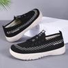 Shoes Women's Summer Mesh Breathable Casual Shoes New Lightweight Women's Shoes Soft Sole Not Tired Feet Single Shoes Lace-up Cloth Shoes