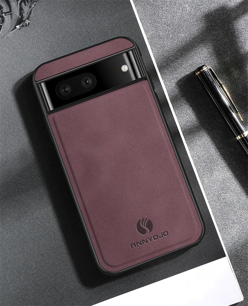 Pouzdra Pro Google Pixel 9 Pro XL Magnetické Matné Kožené Pouzdro na Telefon Pro Pixel 8 7 Pro 8A 7a 6 9 Pro Měkký Silikonový Nárazník Kryt Ochrany Objektivu Fotoaparátu