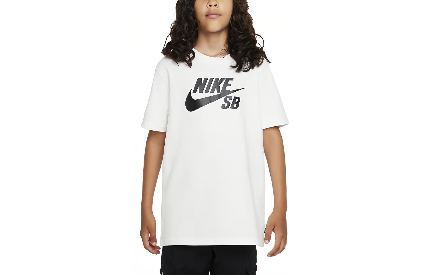 

Nike Kids T Shirts Crew Neck Moderate FD4001-100 XL