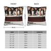 Friends Poster Pillowcase Printing Polyester Cushion Cover Decorations Tv Show Pillow Case Cover Home Zipper 45X45Cm