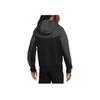 Nike Sportswear Tech Fleece Full-Length Zip Hooded Jacket Men Jackets Black Dark-Smoke-Grey Light-Deep-Red FB7922-013
