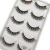5 Pairs Transparent 3D Mink Eyelashes Natural Clear False Eye Lashes Soft Invisible Eyelash Wispy Makeup Faux Cils H13 X08