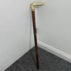 Wooden Walking Stick Wooden Cane With Unique Brass Design Handle For Seniors