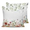 Cushion Cover Pink Flower Rose Vintage Throw Pillow Cover Sofa Car Home Decoration Pillow Cover