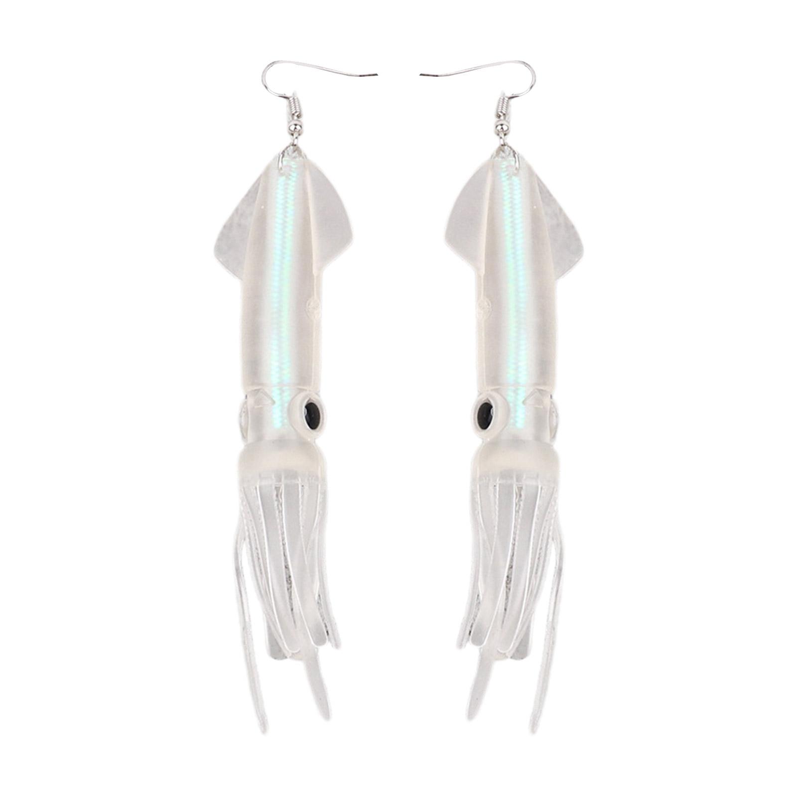 Simulation Squid Dangle Earrings Squid Earrings Party Jewelry Dangle Earrings Ear Jewelry ABS Texture for Women Girls 1