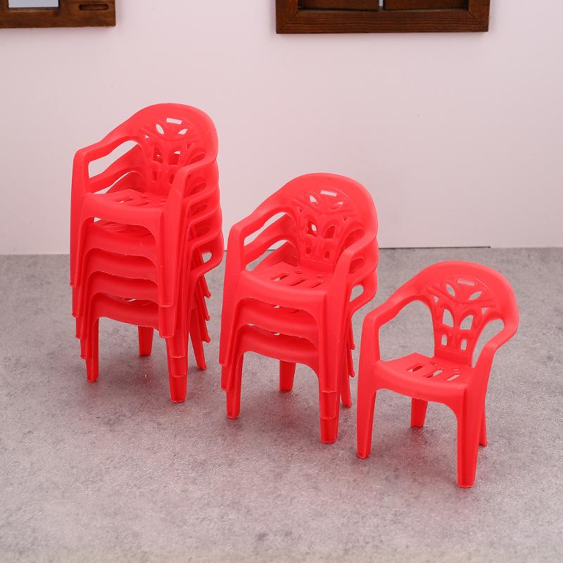 4Pcs Mini Support Miniature Items Armchair Plastic Backrest Chairs For 1/6 Dollhouse Accessories Doll Furniture Children'S Gifts