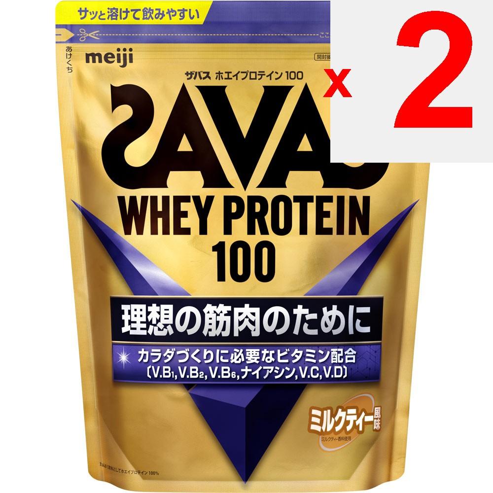 Meiji (formerly Meiji Seika) Zavas Whey Protein Milk Tea Flavor Large Bag 980g Zavas