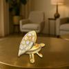 Brass Marble Print Turtle Feng Shui for Home Decoration Or Good Luck to Attract Positive Energy.(4 inch)