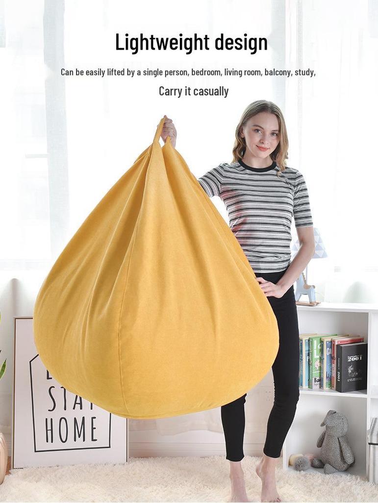 Available Removable & Washable Lazy Sofa Bean Bag Chair for Living Room, Bedroom, Balcony, Tatami, Bathhouse