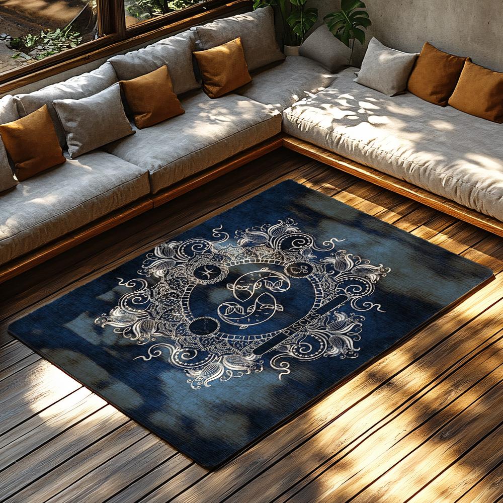 Elegant Persian Rug Pattern Doormat Washable Floor Mat Entrance Carpet Home Decor Indoor Outdoor Area Rug Antique Style Floor Co